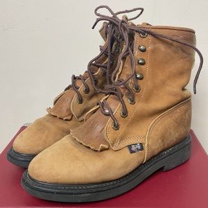 Vintage 90s grunge work boot